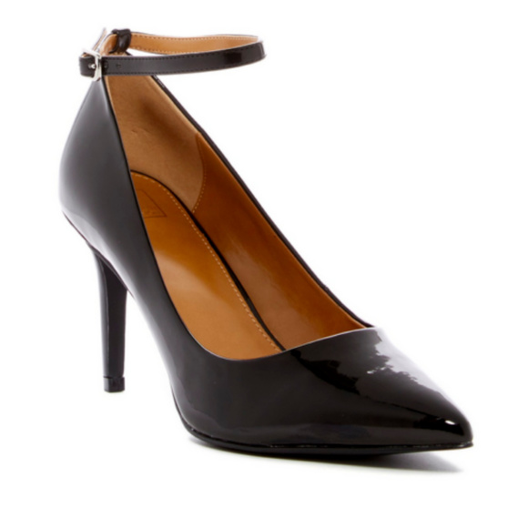 14th & Union Shoes - 14th & union Patent Leather Ankle Strap Pumps